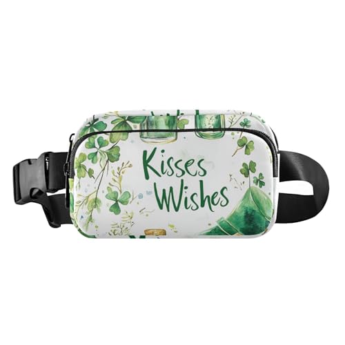 Shamrocks Lucky St Stilvolle Crossbody-Tasche für Damen und Herren, wasserdicht, mit verstellbarem Gurt, für Reisen, Urlaub, Laufen, 20, 1 Size von FRODOTGV