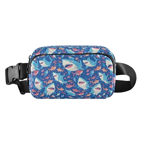 Sonnenblumen, Honigbienen, Zwerge, Damen, Herren, Teenager, modische Umhängetasche, Hüfttasche für Reisen, Fitnessstudio, Arbeit, Ocean Shark Masco, 1 Size Sonnenblumen, Honigbienen, Zwerge, Damen, Herren, Teenager, modische Umhängetasche, Hüfttasche für Reisen, Fitnessstudio, Arbeit, Ocean Shark Masco, 1 Size von FRODOTGV