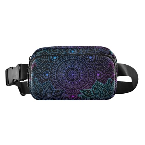 Sporttasche für Herren und Damen, stilvoll, wasserdicht, Bauchtasche mit verstellbarem Riemen für Reisen, Fitnessstudio, Arbeit, Mandala, Boho, Ethno-Stil, Bohemian-Stil, Mandala Boho Ethno Bohemian, von FRODOTGV