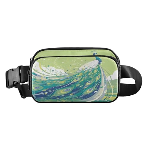 Stilvolle Gürteltasche für Damen und Herren, Mehrzweck-Tragetasche, Reisezubehör, mit verstellbarem Gurt, für Radfahren, Wandern, Fitnessstudio, Ästhetischer Kampffisch, 1 size von FRODOTGV