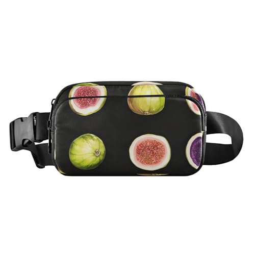 Stilvolle Umhängetasche für Damen, Motiv: frische Dewberry Fruit, weiß, wasserdichte Brusttaschen, Farbe: 12, 1 Size von FRODOTGV