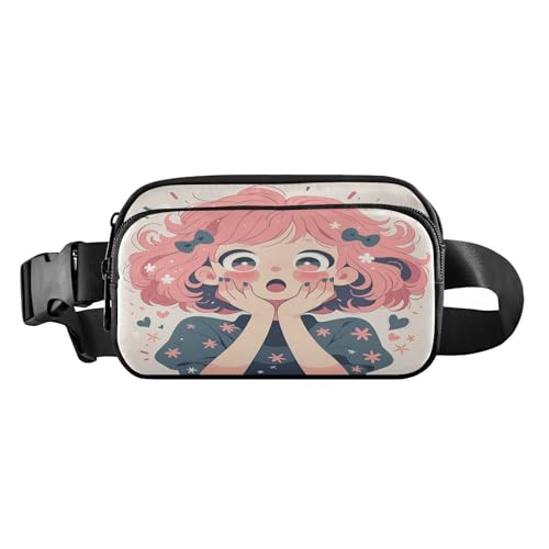 Trendige Gürteltasche für Damen und Herren, wasserdicht, mit verstellbarem Gurt, für Reisen, Urlaub, Laufen, Ästhetischer Kampffisch, 1 size von FRODOTGV