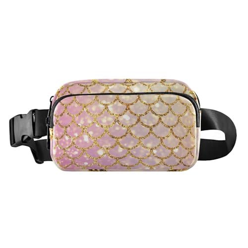 Trendige Hüfttasche, Fannypack, pfirsichfarben, glitzernd, für Herren und Damen, kleiner Reißverschluss, mit verstellbarem Gurt, für Workout, Laufen, Wandern, Pfirsich-Glitzer, Einheitsgröße, Trendige Hüfttasche, Fannypack, pfirsichfarben, glitzernd, für Herren und Damen, kleiner Reißverschluss, mit verstellbarem Gurt, für Workout, Laufen, Wandern, Pfirsich-Glitzer, Einheitsgröße, von FRODOTGV