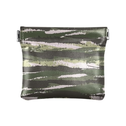Unregelmäßig gestreifte Geldbörse für Damen, Leder, niedlich, für Karten, Schlüssel, Organizer für Frauen, Jungen, Mädchen, Unregelmäßig gestreiftes Camouflage, 1 Size, Reisezubehör Unregelmäßig gestreifte Geldbörse für Damen, Leder, niedlich, für Karten, Schlüssel, Organizer für Frauen, Jungen, Mädchen, Unregelmäßig gestreiftes Camouflage, 1 Size, Reisezubehör von FRODOTGV