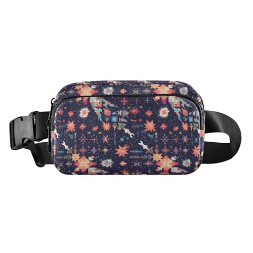 Western-Kaktus-Pflanzen, Salbei, für Damen und Herren, modische Umhängetasche, Hüfttasche für Radfahren, Wandern, Fitnessstudio, Winter Weihnachten Mandala, 1 Size von FRODOTGV