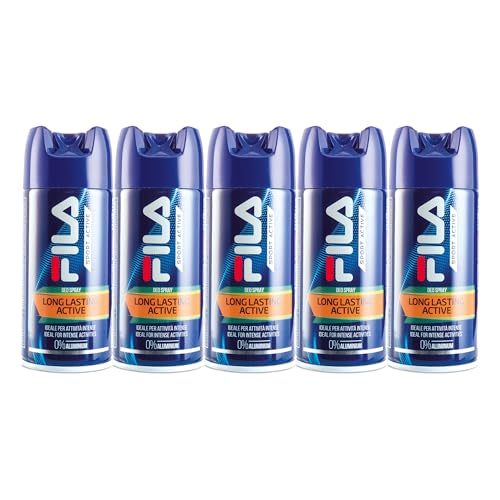 Longlasting Active Man| Deodorant Spray - langanhaltende Frische für Sports und Streetwear-Fans | 5er Pack von FROM COAST TO Coast