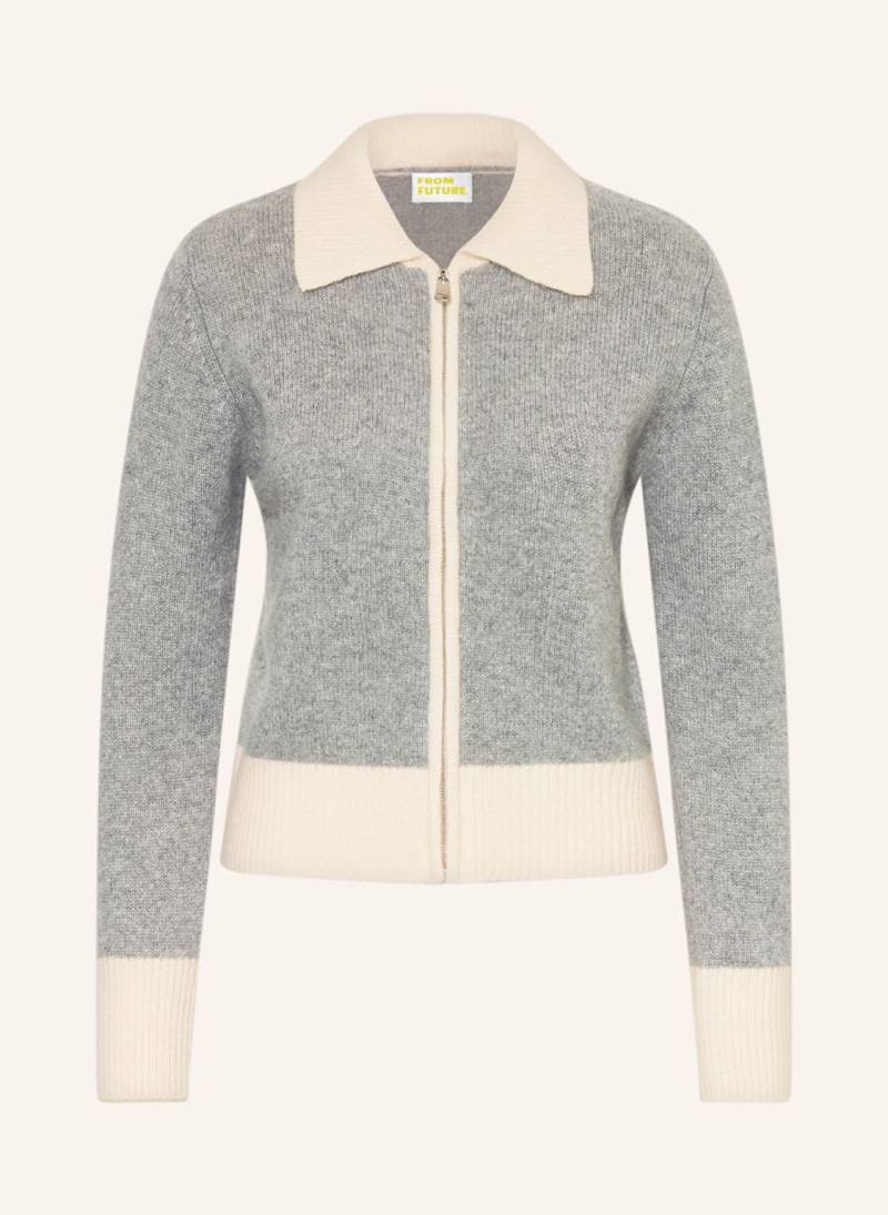 From Future Strickjacke Aus Cashmere grau von FROM FUTURE