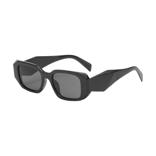 Asymmetrische geometrische Sonnenbrille aus Polycarbonat, mit rutschfesten Bügeln, 120° breite Sichtbarkeit, UV400-Schutz, Reisezubehör, leicht, Memory-Rahmen, g Asymmetrische geometrische Sonnenbrille aus Polycarbonat, mit rutschfesten Bügeln, 120° breite Sichtbarkeit, UV400-Schutz, Reisezubehör, leicht, Memory-Rahmen, g von FROMCEO