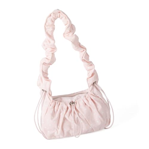 Damentasche im koreanischen Stil, Umhängetasche, gepunktet, plissiert, Wolke, einfache Schultereinkäufe für den täglichen Gebrauch, Damen, Schultertasche, einfache Umhängetasche, koreanische Stile von FROMCEO