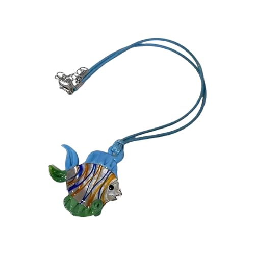 Halskette mit Fischanhänger, verstellbare Kette, einzigartige Fisch-Halskette, tägliches Tragen, Halsschmuck, Geschenk für trendige Frauen von FROMCEO