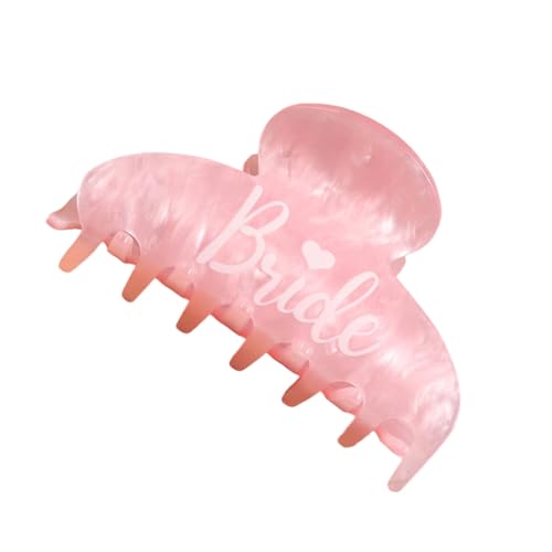 Hochzeits-Haarklammer für Frauen mit Braut-Schriftzug, Brautparty, Haar-Accessoires, formelle Veranstaltung, Kopfbedeckung von FROMCEO