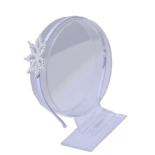 Hochzeits-Haarreif mit Kunstperlen, praktische flexible Basis für Bankette, besondere Anlässe, rutschfestes Design, Mehrzweck-Imitationsperlen von FROMCEO