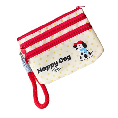Kartenetui aus Stoff mit Cartoon-Motiv, mit mehrlagigem Aufbewahrungsfach, Aufbewahrungstasche für Kreditkarten, tägliches Zubehör, Cartoon-Design, mehrere Fächer, Little Dog, Mass Beauty Kartenetui aus Stoff mit Cartoon-Motiv, mit mehrlagigem Aufbewahrungsfach, Aufbewahrungstasche für Kreditkarten, tägliches Zubehör, Cartoon-Design, mehrere Fächer, Little Dog, Mass Beauty von FROMCEO