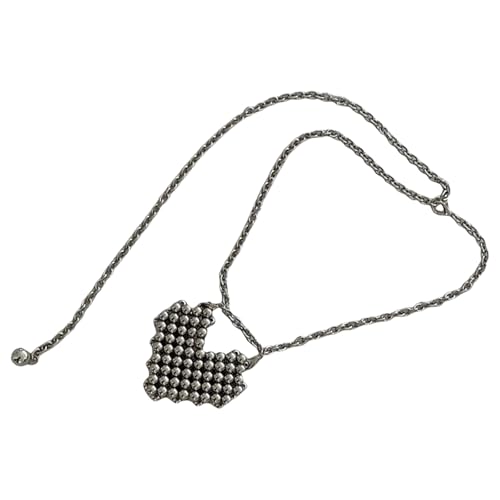 Multiuse Perlen Herz Taillenkette Gürtel Taille Zubehör Galvanisierte Bauchkette Mode Halskette für formelle und Freizeit Perlen Herz von FROMCEO