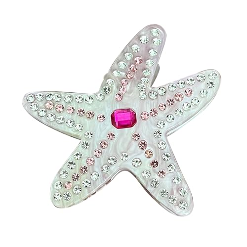 Strand-Seestern-Haarklammer für Damen, einzigartige Stile, Haarspange, Urlaubs-Haarspange für Strandurlaub und den täglichen Gebrauch von FROMCEO