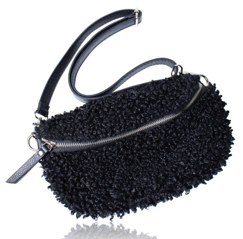 FRONHOFER Bauchtasche 19069, Crossbody Tasche Teddy Fell, Bauchtasche mit Riemen, 19069 von FRONHOFER