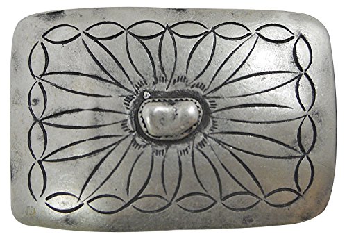 FRONHOFER Buckle 40 mm Gürtelschnalle, Western, Silber Schnalle für 4 cm Wechselgürtel, 17979, Größe:One Size, Farbe:Silber von FRONHOFER