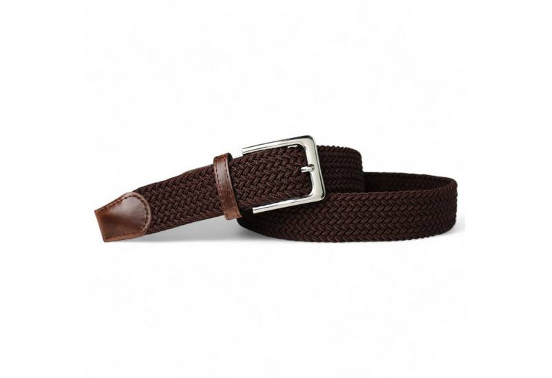 FRONHOFER Flechtgürtel 17989 (1-St) 3,5 cm breiter elastischer Stoffgürtel, dehnbar, elegant von FRONHOFER