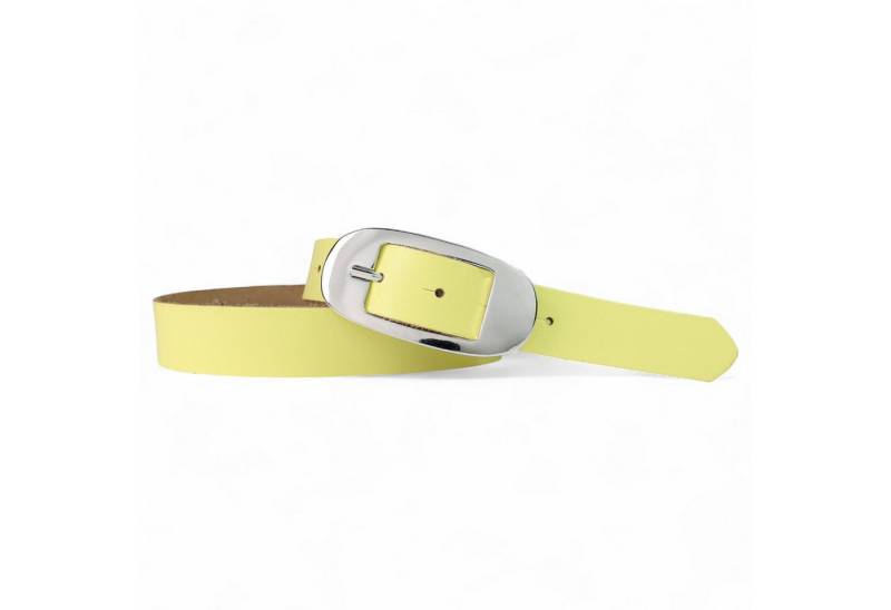 FRONHOFER Hüftgürtel 17651 (1-St) Damen Ledergürtel mit glänzender Gürtelschnalle 3 cm, echt Leder von FRONHOFER