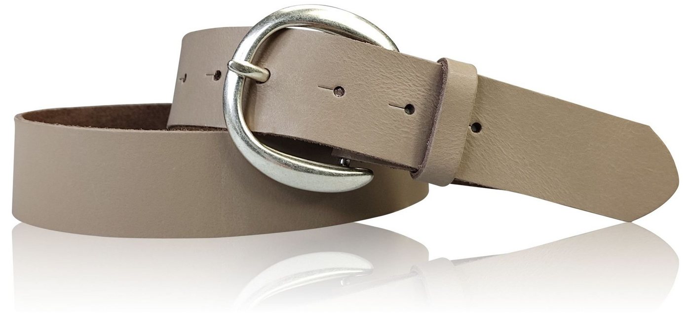 FRONHOFER Hüftgürtel 18004 (1-St) Gürtel Damen 4 cm runde Gürtelschnalle mattsilber echt Ledergürtel FRONHOFER Hüftgürtel 18004 (1-St) Gürtel Damen 4 cm runde Gürtelschnalle mattsilber echt Ledergürtel von FRONHOFER