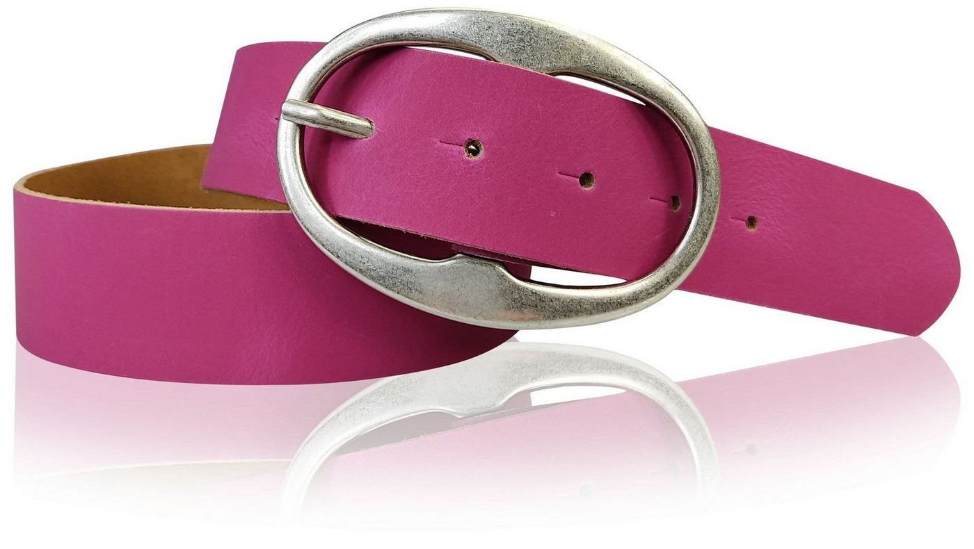 FRONHOFER Hüftgürtel 18343 (1-St) Damen Ledergürtel 4 cm, Rindleder, Jeansgürtel, echt Leder von FRONHOFER