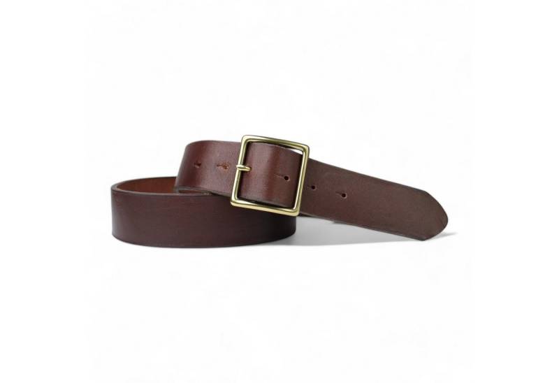 FRONHOFER Hüftgürtel 18608 (1-St) FRONHOFER Best Patina 4 cm Herrengürtel, massive Messingschnalle von FRONHOFER