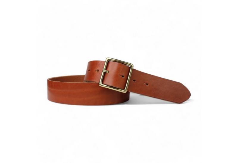 FRONHOFER Hüftgürtel 18608 (1-St) FRONHOFER Best Patina 4 cm Herrengürtel, massive Messingschnalle von FRONHOFER