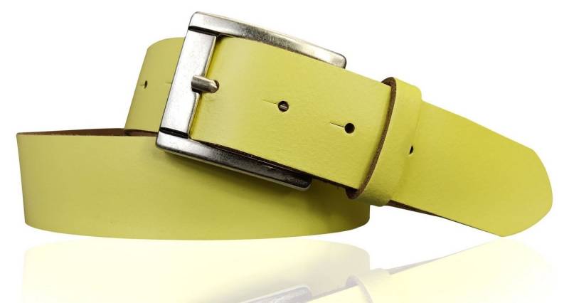 FRONHOFER Hüftgürtel 18616 (1-St) Damen Ledergürtel 4 cm mit altsilbernen Gürtelschnalle, echt Leder von FRONHOFER