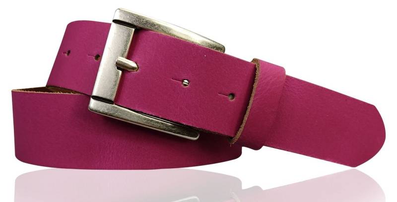 FRONHOFER Hüftgürtel 18616 (1-St) Damen Ledergürtel 4 cm mit altsilbernen Gürtelschnalle, echt Leder von FRONHOFER