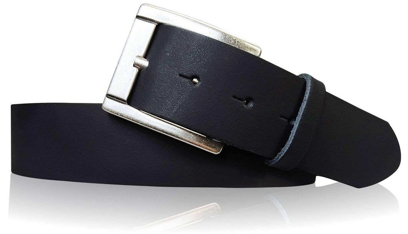 FRONHOFER Hüftgürtel 18616 (1-St) Damen Ledergürtel 4 cm mit altsilbernen Gürtelschnalle, echt Leder von FRONHOFER