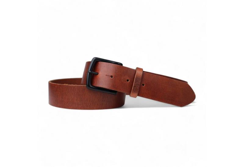 FRONHOFER Hüftgürtel 18666 (1-St) FRONHOFER Best Patina® Vintage-Leder 4 cm Messingschnalle mattschwarz von FRONHOFER