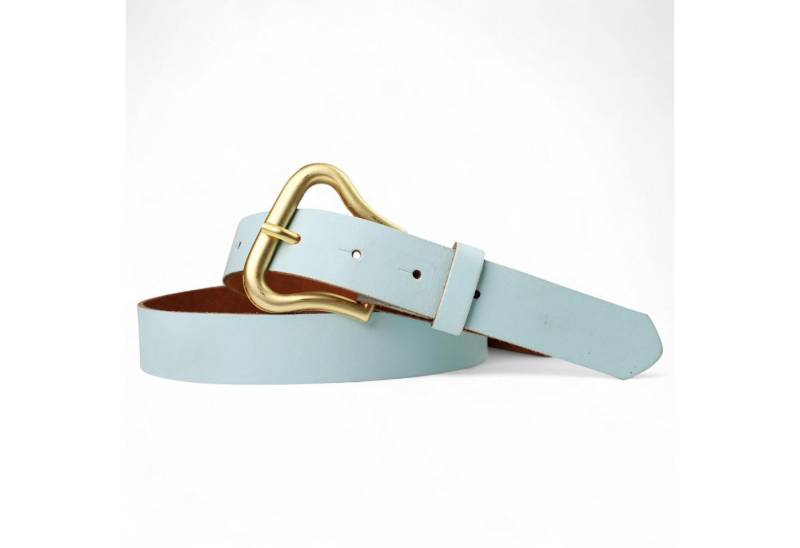 FRONHOFER Hüftgürtel 18853 (1-St) Damen Ledergürtel mit toller Schnalle in mattgold, 3 cm von FRONHOFER