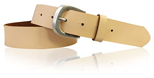 FRONHOFER Jeansgürtel für Damen, Ledergürtel, Gürtel matt silberne Schnalle, Übergrößen Gürtel Damen 18173, Größe:Körperumfang 85 cm/Gesamtlänge 100 cm, Farbe:Peach FRONHOFER Jeansgürtel für Damen, Ledergürtel, Gürtel matt silberne Schnalle, Übergrößen Gürtel Damen 18173, Größe:Körperumfang 85 cm/Gesamtlänge 100 cm, Farbe:Peach von FRONHOFER