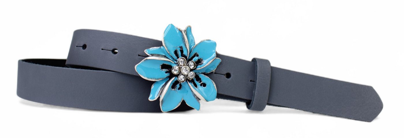 FRONHOFER Koppelgürtel 18571 (1-St) schöner Gürtel mit Koppelschnalle Blume türkis, 3 cm FRONHOFER Koppelgürtel 18571 (1-St) schöner Gürtel mit Koppelschnalle Blume türkis, 3 cm von FRONHOFER