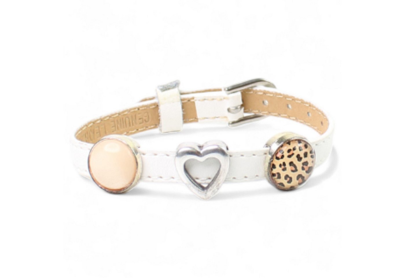 FRONHOFER Lederarmband 19468, echtes Lederarmband mit Zierteilen, verspielt, made in Germany von FRONHOFER