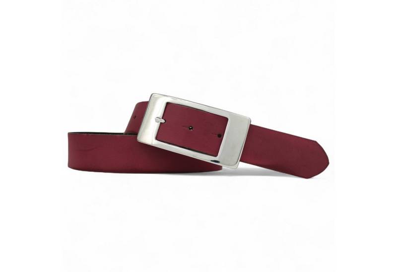 FRONHOFER Taillengürtel 18263 (1-St) Damen Ledergürtel ca. 3,5 cm rechteckige glänzende Dornschnalle, Leder von FRONHOFER