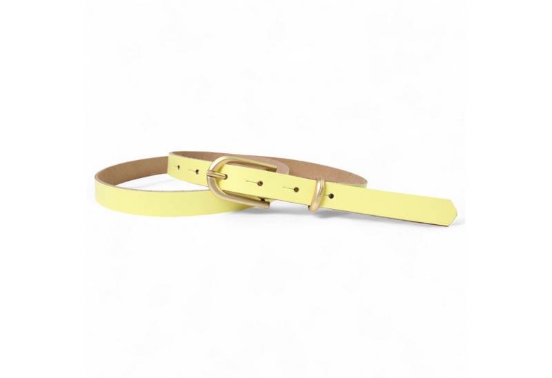 FRONHOFER Taillengürtel 18690 (1-St) Damen Ledergürtel matt goldene Gürtelschnalle & Schlaufe, 2 cm, Leder von FRONHOFER