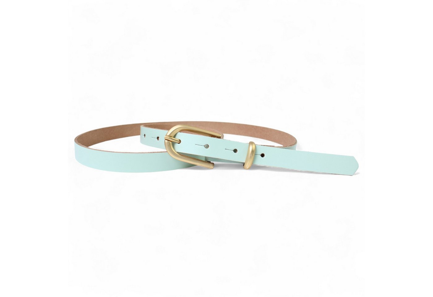 FRONHOFER Taillengürtel 18690 (1-St) Damen Ledergürtel matt goldene Gürtelschnalle & Schlaufe, 2 cm, Leder von FRONHOFER