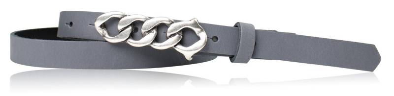 FRONHOFER Taillengürtel 18994 (1-St) schmaler Damengürtel 2 cm, Schnalle im Kettendesign silber von FRONHOFER