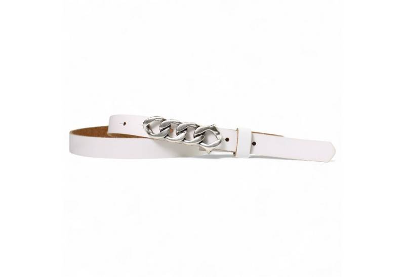 FRONHOFER Taillengürtel 18994 (1-St) schmaler Damengürtel 2 cm, Schnalle im Kettendesign silber von FRONHOFER