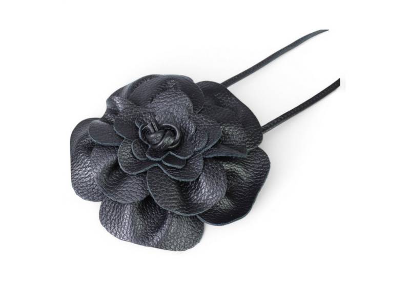 FRONHOFER Taillengürtel 19223 (1-St) Taillengürtel, Lederblume zum Binden, OneSize, echt Leder, sehr weich von FRONHOFER