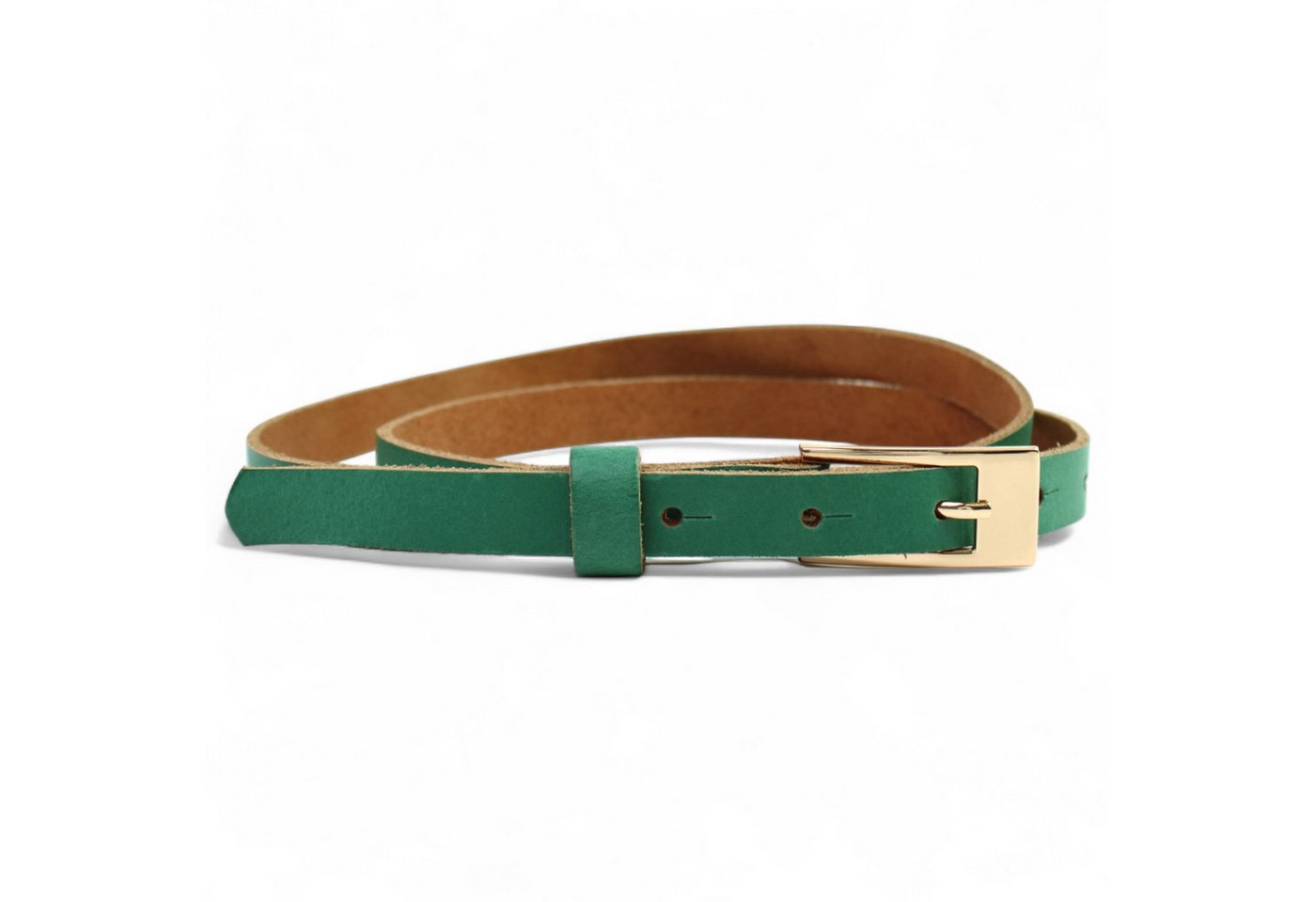 FRONHOFER Taillengürtel 19465 (1-St) sehr schmaler Gürtel 1,5 cm, Rindleder, Taillengürtel von FRONHOFER