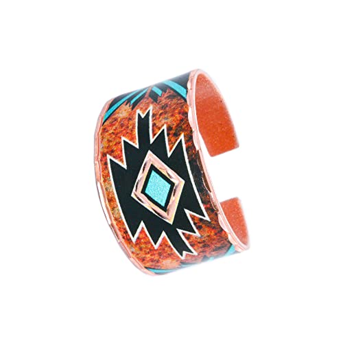 COPPER REFLECTIONS Verstellbarer Pfeilring in einem geometrischen Motiv aus Doppelpfeilen, Schwarz und Türkis. Amerikanische gebürtige Pfeilspitzenringe. COPPER REFLECTIONS Verstellbarer Pfeilring in einem geometrischen Motiv aus Doppelpfeilen, Schwarz und Türkis. Amerikanische gebürtige Pfeilspitzenringe. von FRONT LINE JEWELRY