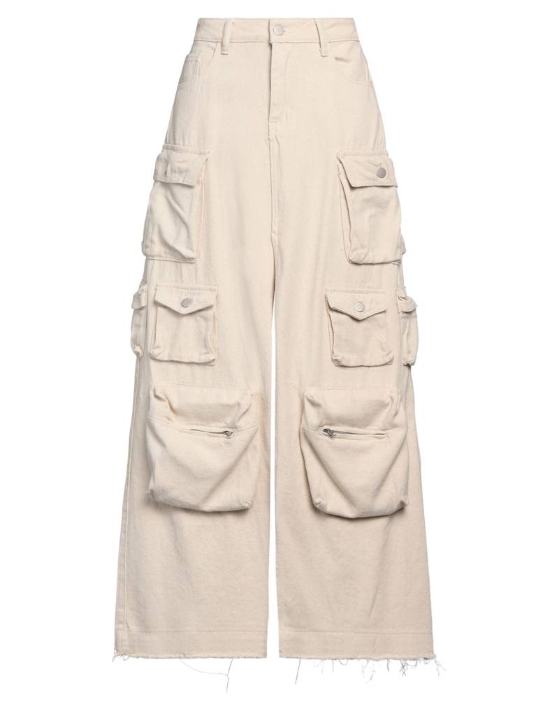 FRONT STREET 8 Jeansrock Damen Cremeweiß von FRONT STREET 8