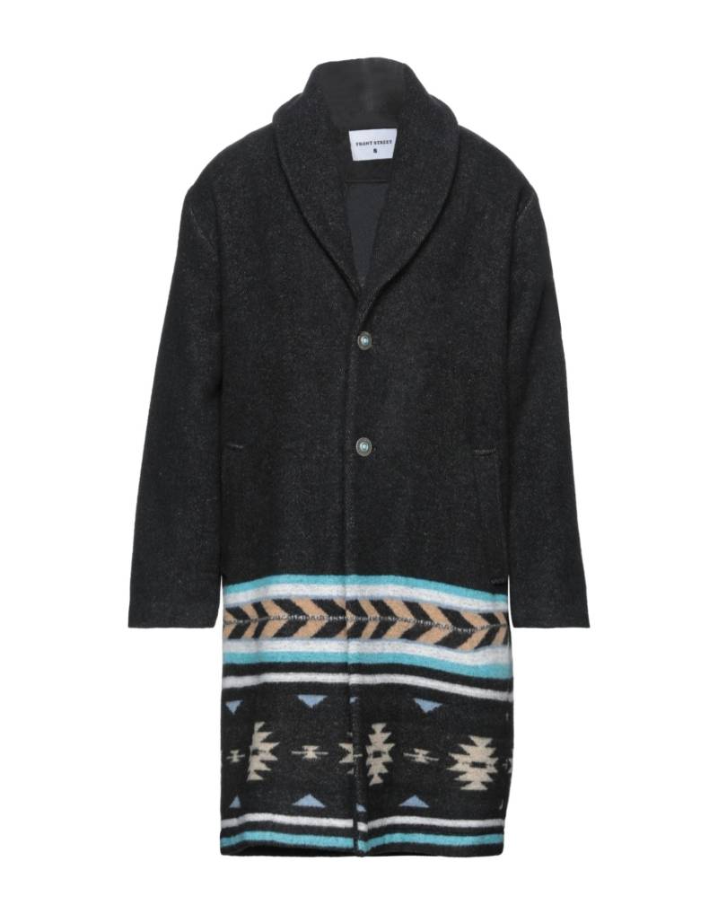FRONT STREET 8 Mantel Herren Schwarz von FRONT STREET 8