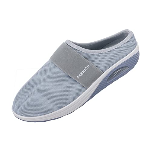 FROON Damen Orthopädische Schuhe Air Cushion Diabetiker Schuhe Mit Luftkissen Sneaker Damen Leicht Slip-On Walking Schuhe Atmungsaktiv Lässig Schlupfschuhe Outdoor Freizeitschuhe von FROON