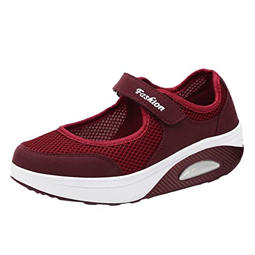 FROON Damen Orthopädische Schuhe Air Cushion Diabetiker Schuhe Mit Luftkissen Sneaker Damen Leicht Slip-On Walking Schuhe Atmungsaktiv Lässig Schlupfschuhe Outdoor Freizeitschuhe von FROON