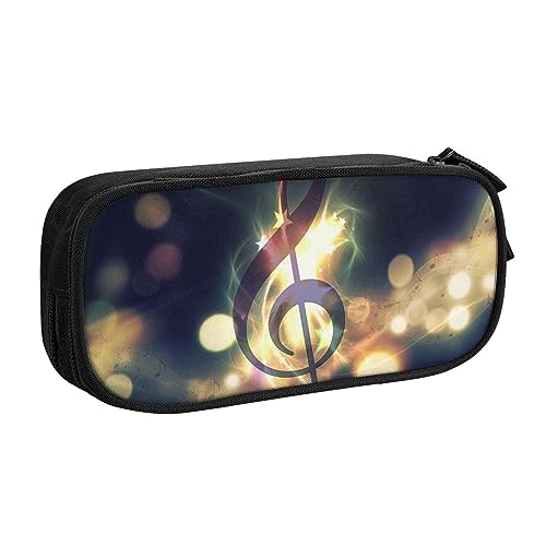 FROON Federmäppchen für Schule, Büro, Musiknoten, großes Fassungsvermögen, Federmäppchen für Studenten, Schreibwaren-Tasche, Schreibtisch-Organizer mit glattem Reißverschluss, tragbarer Bleistift, von FROON