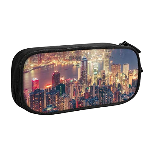 FROON Federmäppchen für Schule, Bürobedarf, Hongkong, großes Fassungsvermögen, Federmäppchen für Studenten, Schreibwaren-Tasche, Schreibtisch-Organizer mit glattem Reißverschluss, tragbarer Bleistift, von FROON