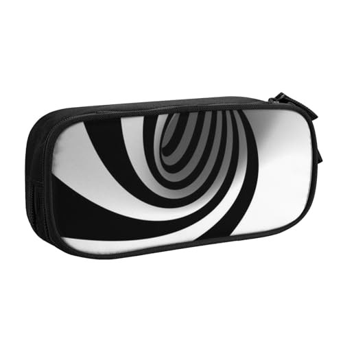 FROON Federmäppchen für Schule, Bürobedarf, abstrakter Kreis, Wirbel, großes Fassungsvermögen, Federmäppchen für Studenten, Schreibwaren-Tasche, Stiftebox, Schreibtisch-Organizer mit glattem von FROON